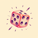 Vaporwave Dice Tattoo