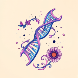 Vaporwave Dna Tattoo