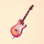 Vaporwave Guitar Tattoo