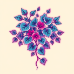 Vaporwave Ivy Tattoo