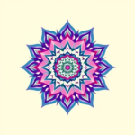 Vaporwave Mandala Tattoo