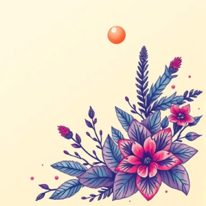 Vaporwave Nature Tattoo