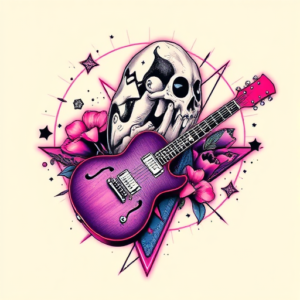 Vaporwave Rock Tattoo