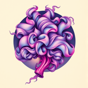 Vaporwave Smoke Tattoo