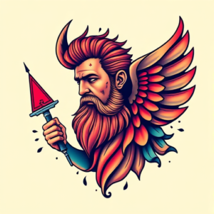 Vibrant Color Apollo Tattoo