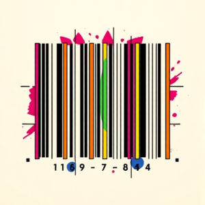 Vibrant Color Barcode Tattoo