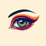 Vibrant Color Eye Tattoo