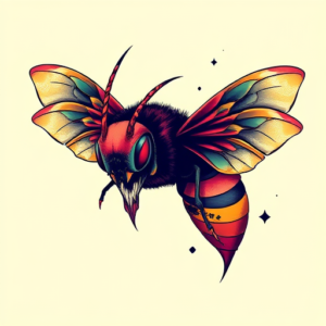 Vibrant Color Hades Tattoo