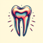 Vibrant Color Tooth Tattoo