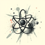 Watercolor Atomic Tattoo