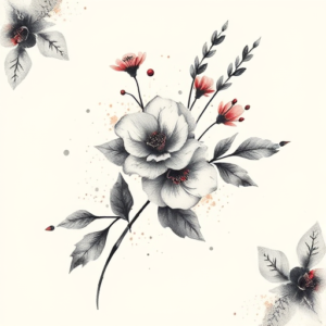 Watercolor Botanical Tattoo