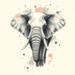Watercolor Elephant Tattoo