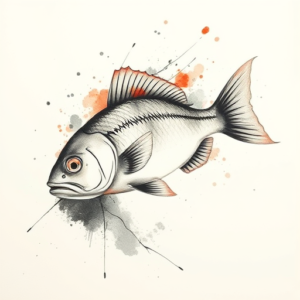 Watercolor Fish Tattoo