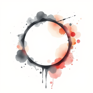 Watercolor Halo Tattoo