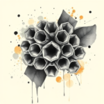 Watercolor Honeycomb Tattoo