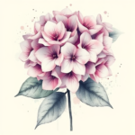 Watercolor Hydrangea Tattoo