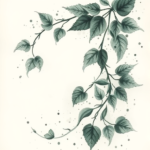 Watercolor Ivy Tattoo