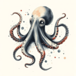 Watercolor Octopus Tattoo
