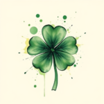 Watercolor Shamrock Tattoo