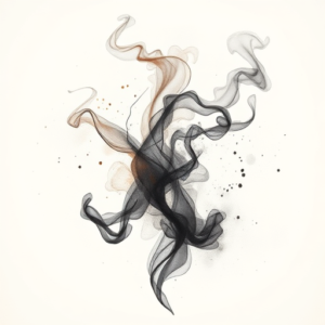 Watercolor Smoke Tattoo