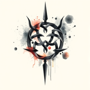 Watercolor Yggdrasil Tattoo