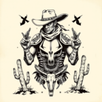 Western Armor Tattoo