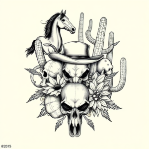 Western Botanical Tattoo