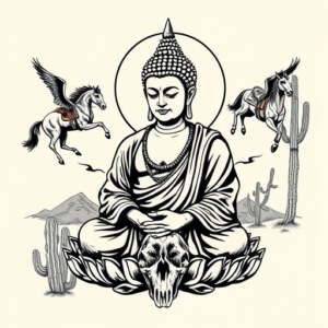 Western Buddha Tattoo