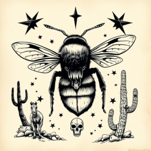Western Bumblebee Tattoo