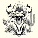 Western Carnation Tattoo