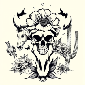 Western Carnation Tattoo