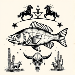 Western Catfish Tattoo
