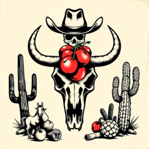 Western Cherry Tattoo