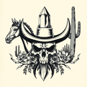 Western Crystal Tattoo