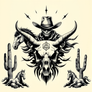 Western Cyber Tattoo