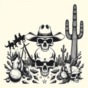 Western Death Tattoo