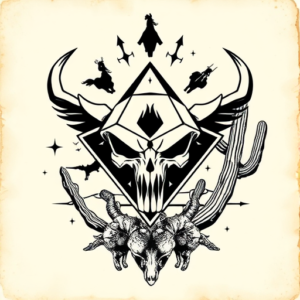 Western Diamond Tattoo