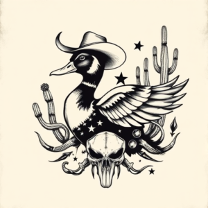 Western Duck Tattoo