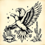 Western Eagle Tattoo