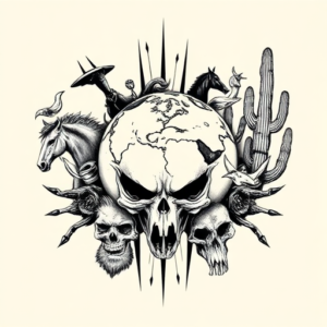 Western Earth Tattoo