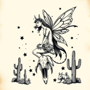 Western Fairy Tattoo