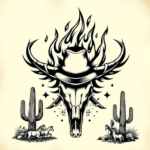Western Flame Tattoo