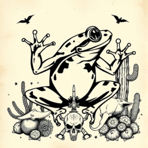 Western Frog Tattoo