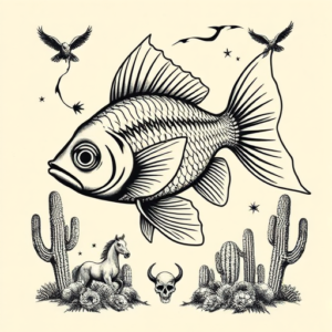 Western Goldfish Tattoo