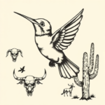 Western Hummingbird Tattoo