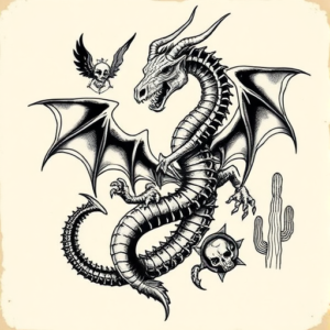 Western Hydra Tattoo