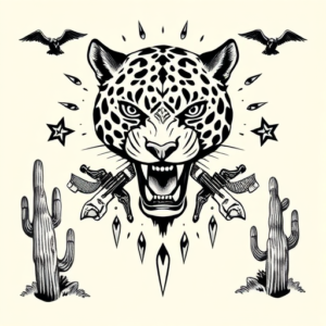Western Jaguar Tattoo