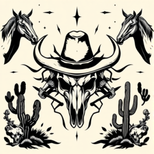 Western Lighter Tattoo