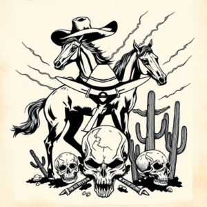 Western Lightning Tattoo