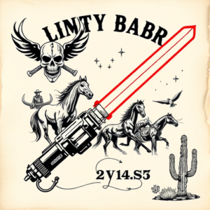 Western Lightsaber Tattoo